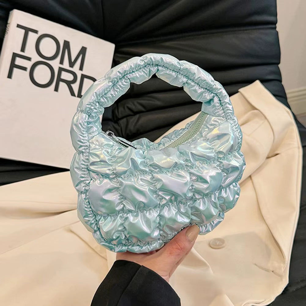 Bubble Bag Pleated Cloud Bag Fashionable Mini Handbag New Versatile Sweet Beauty Handbag