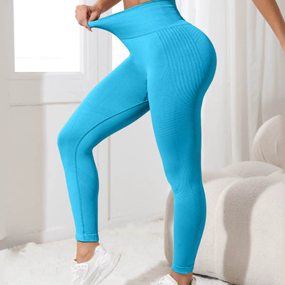 Leggings De Compression 3D Pour Femmes, Amincissants, Taille Haute, Sans Couture, Push-Up, Pantalons De Sport Opaques Pour Le Yoga Et Le Fitness