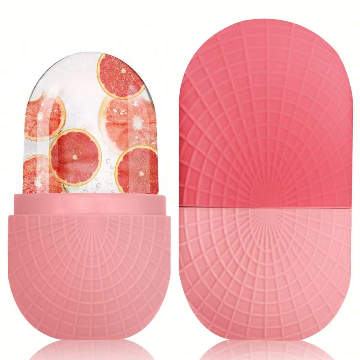 SmartGlow™ gezichtsmassage tool – ijsroller tegen wallen - Roze