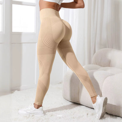 Leggings De Compression 3D Pour Femmes, Amincissants, Taille Haute, Sans Couture, Push-Up, Pantalons De Sport Opaques Pour Le Yoga Et Le Fitness