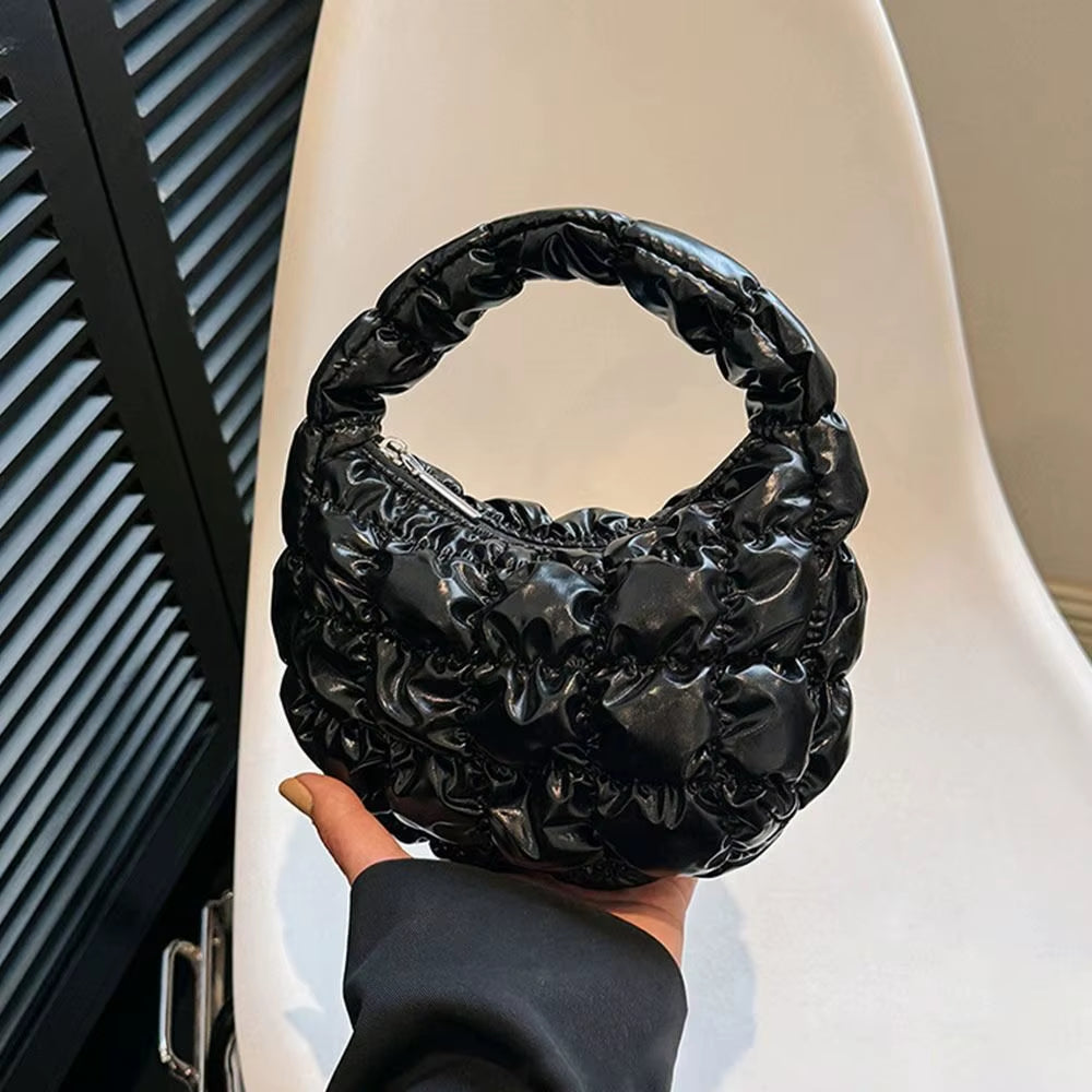 Bubble Bag Pleated Cloud Bag Fashionable Mini Handbag New Versatile Sweet Beauty Handbag